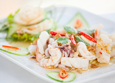 Rezepte-fisch-Krabben Kraeuter Salat