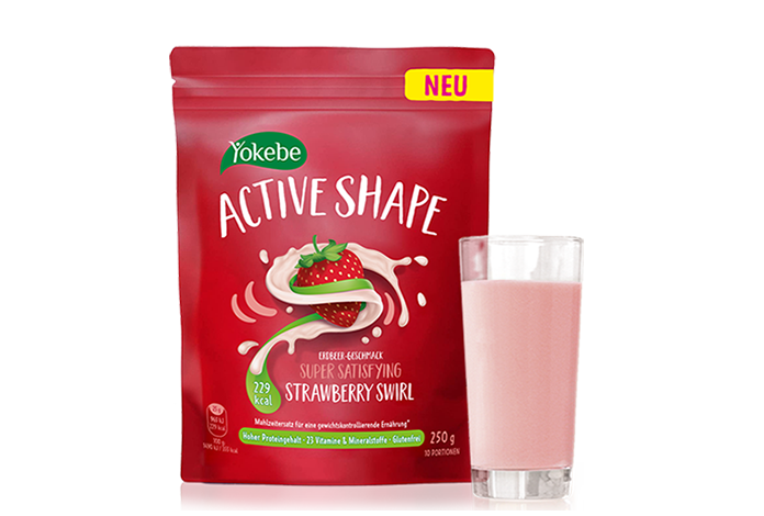 Yokebe Active Shape Strawberry Swirl Pack